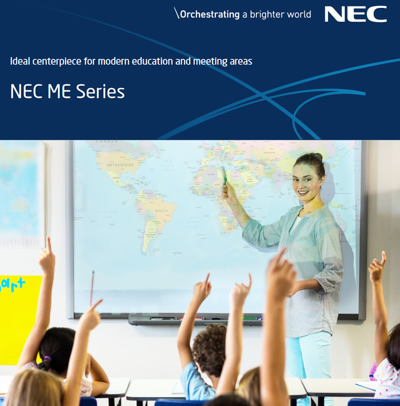 NEC ME Series Banner