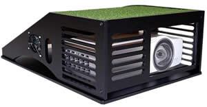 golf simulator projector sim cage