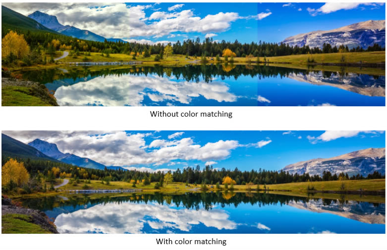 zu720t colour matching