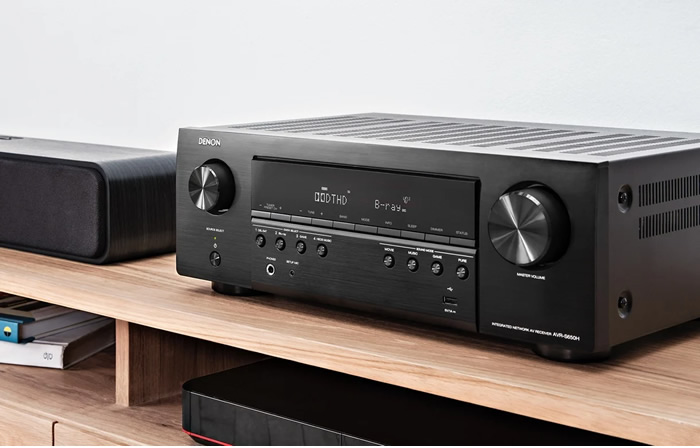 Denon R650 DENON AVR-S650H 4K UHD 5.2 RECEIVER W/HEOS