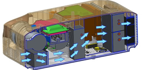 XJ-S400U cooling system