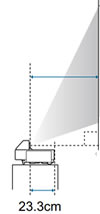 Epson EH-LS500B Distance