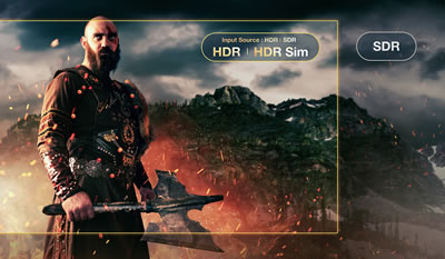 UHD35+ HDR Effect